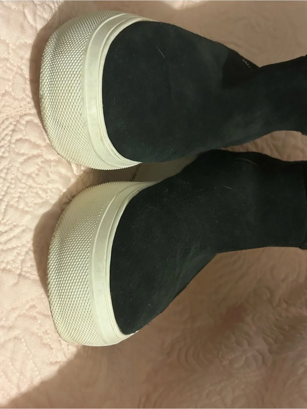 J/SLIDES black suede